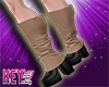 K* Denim Platform Brown