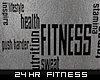 24 HR Fitness Wall Art