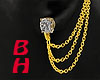 [BH]3 Tier Gold Earrings