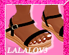 Black Kids Sandals