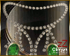 cK Necklace Emerald Gold