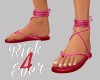 PINK TWIST SANDALS