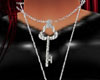 [J] Diamond Key Necklace