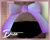  pink back bow