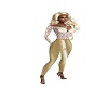 Gold Pant Outfit