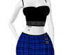 Blue Plaid w Cami Outfit