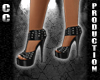 CC Black Stud Platforms