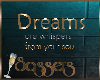 Dreams wall Quote