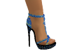 Abstract Heels -Blue-