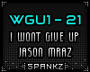 WGU - I Wont Give Up
