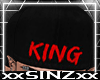 X KING RED SNAPBACK HAT