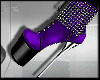 (SB) Purple chain boots