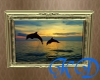 (K) Dolphins Sunset