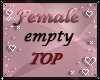 V Empty Top