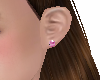 Kids Pink Pearl Earrings
