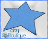 {liz} baby Blue Star rug