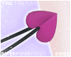 P| Blair Tail - Hot Pink