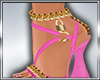 Pink & Gold Heels