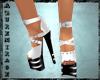 ^AZ^Spiked Heels-White