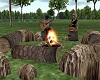 Lovers Romantic Campfire