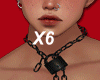 X6 . Chain Padlock
