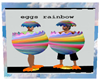 couples eggs rainbow