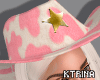 KT♛Hat Cowgirl Pink