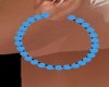 50s Blue Bead Earrings