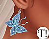 T! B'Fly Earrings Blue