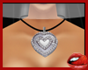 *S* Heart SilverNecklace