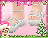 White Sequined Shoe
