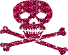 skull and crossbows pink