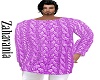 𝓩- Lilac Knit Sweater