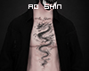 侍. Open Shirt +Tattoo