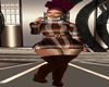 PLAID SWEATER DRESS-BOOT