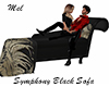 Symphony Black Sofa