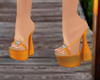 LT ORANGE HEELS