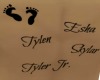 Tyler's Footprints