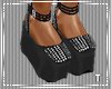 T l Jaxxie Black Sandals
