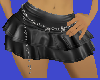 black skirt with chain