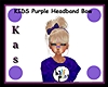 KIDS Purple Headband Bow