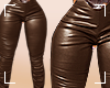 ṩLeather Pants rll Brn