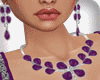 Sassy G Necklace purple