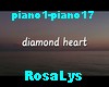 (R) Diamond Heart- Piano