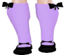 Mary Jane + Purple Socks