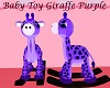 Baby Toy Giraffe Purple