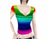 Shirt V Rainbow