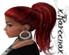 Red ponytail hair