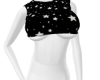 WHITE STAR CROP TOP