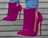 Sleek boots pink
